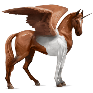 szárnyas sportunikornis tennessee walker fekete
