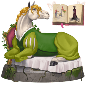 pompás ló csipkerózsika