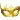 sárga karnevál álarc